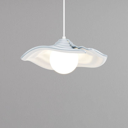 Nordic Creative Iron PE Lotus Leaf LED Pendant Light