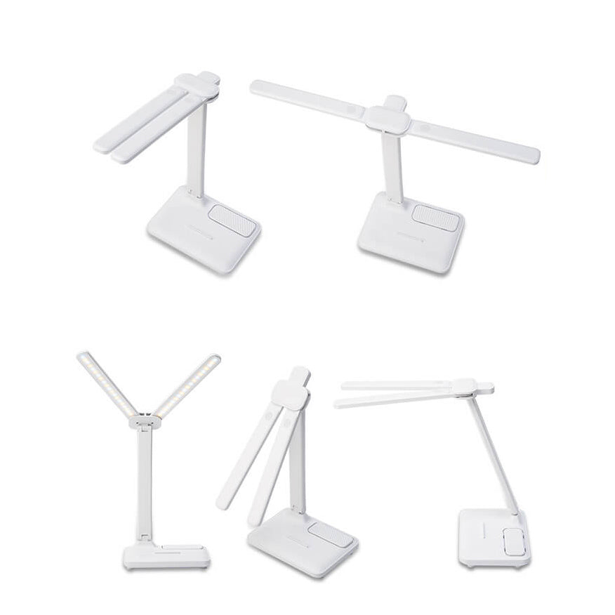 Eye Protection Creative Double Head Multi-angle Adjustable LED Table Lamp