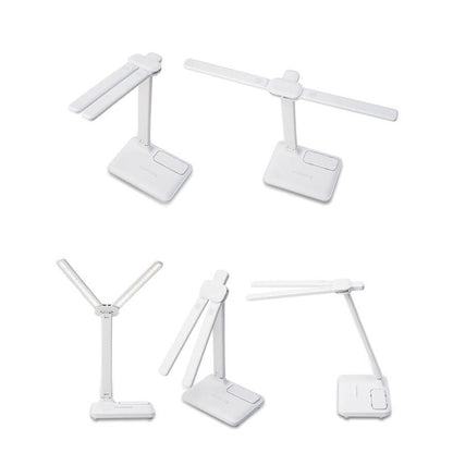 Eye Protection Creative Double Head Multi-angle Adjustable LED Table Lamp
