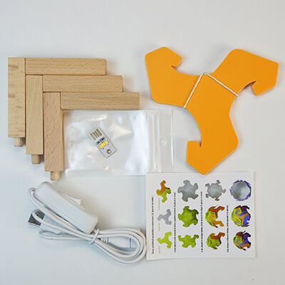 DIY Moon Lamp LED Night Light USB Decorative Table Lamp