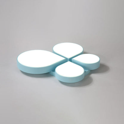 Modern Minimalist Four Leaf Clover Acrylic LED Flush Mount Ceiling Light