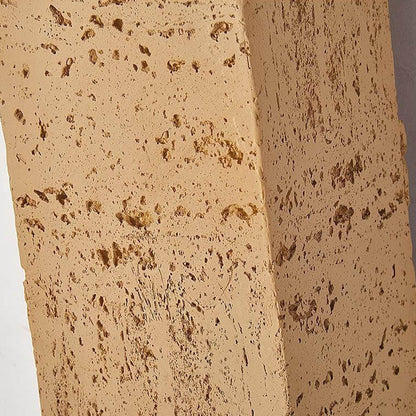 Retro Wabi-sabi Square Column Hand Sculpted LED Wall Sconce Lamp