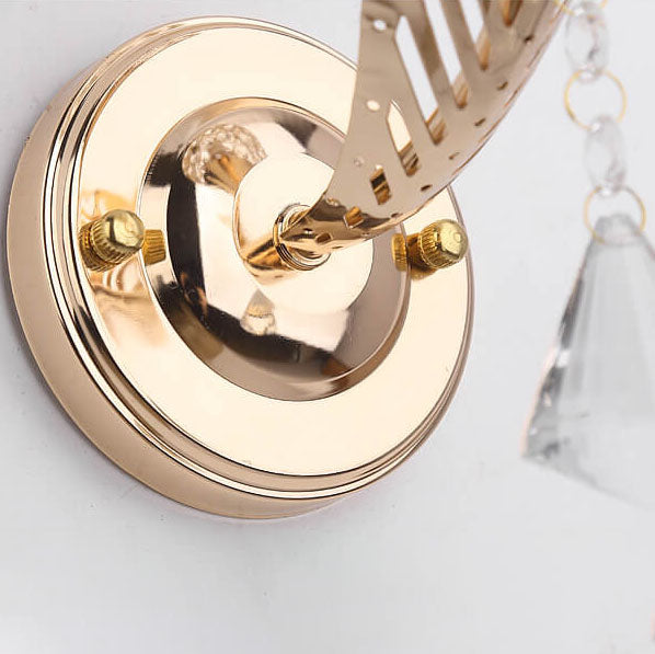 Contemporary Creative Crystal Ball 1- Light Wall Sconce Lamp For Living Room