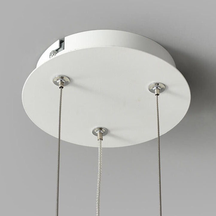 مصباح LED شبه مدمج بتصميم ورقة اللوتس القماشية الإبداعية الحديثة 