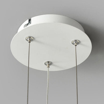 مصباح LED شبه مدمج بتصميم ورقة اللوتس القماشية الإبداعية الحديثة 