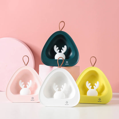 Creative Cute Deer Silicone USB Charging Portable LED Night Light Table Lamp