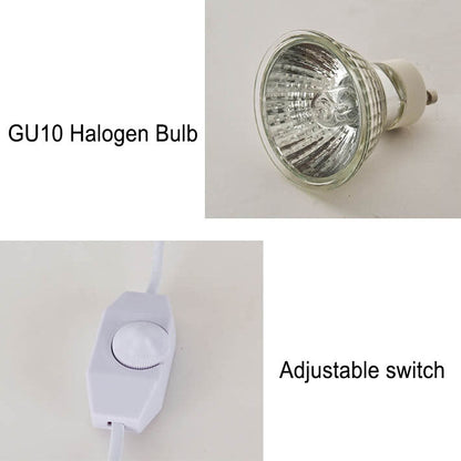 European Red Hardware 1-Light Melting Wax Table Lamp