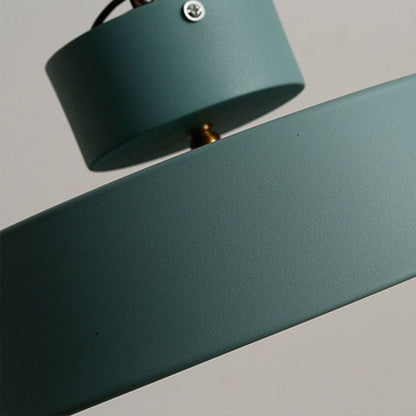 Nordic Minimalist Round Pot Iron LED Flush Mount Ceiling Light
