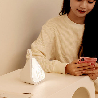 Creative Triangle Seven Color Atmospheric LED Night Light Table Lamp