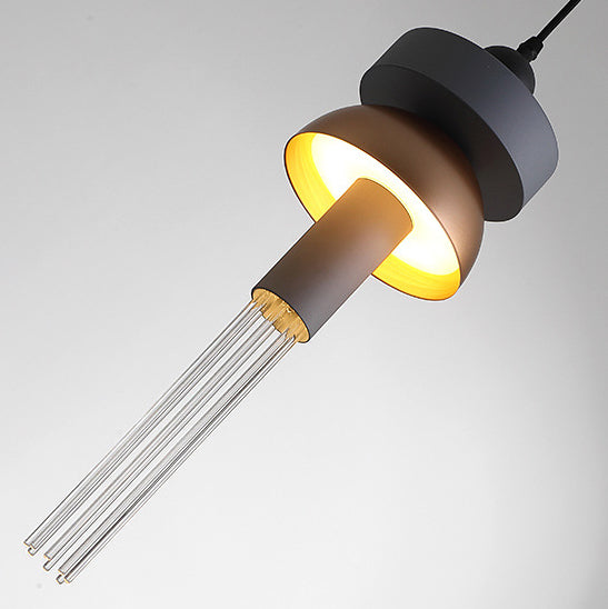 ثريا LED من الألومنيوم بتصميم عصري إبداعي غير منتظم لغرفة المعيشة 