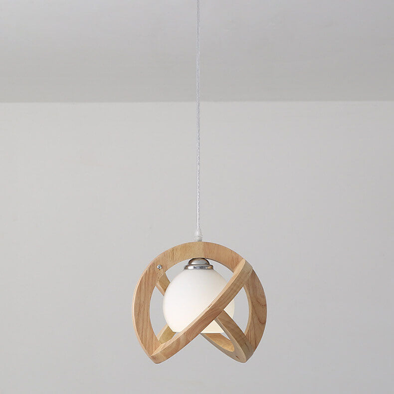 Japanese Wabi-sabi Log 1-Light Pendant Light