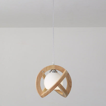 Japanese Wabi-sabi Log 1-Light Pendant Light
