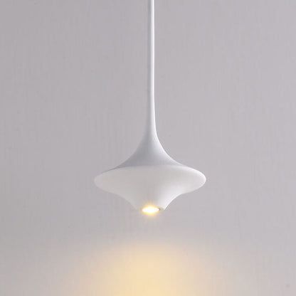 Modern Minimalist Solid Color Hardware Resin LED Pendant Light