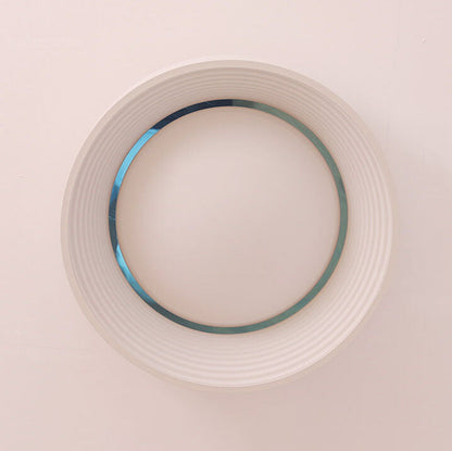 Nordic Minimalist Iron Acrylic Concave-Convex Circle LED Flush Mount Ceiling Light