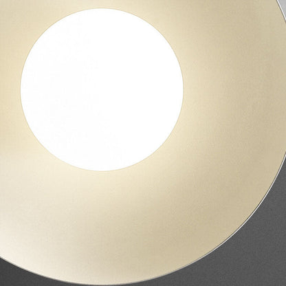 Japanese Wabi-sabi Iron Glass 1-Light Semi-Flush Mount Light