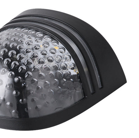 مصباح حائط LED بيضاوي الشكل بتصميم خلية النحل مصنوع من مادة ABS PC، مقاوم للماء، بتصميم عصري بسيط، مناسب للفناء الخارجي 