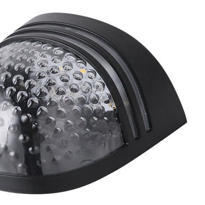مصباح حائط LED بيضاوي الشكل بتصميم خلية النحل مصنوع من مادة ABS PC، مقاوم للماء، بتصميم عصري بسيط، مناسب للفناء الخارجي 