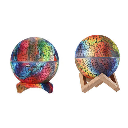 Creative Cracked Planet USB Bluetooth Music Star Projection Night Light LED Table Lamp