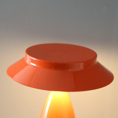 Contemporary Creative Mushroom Iron Acrylic LED Table Lamp For Bedroom