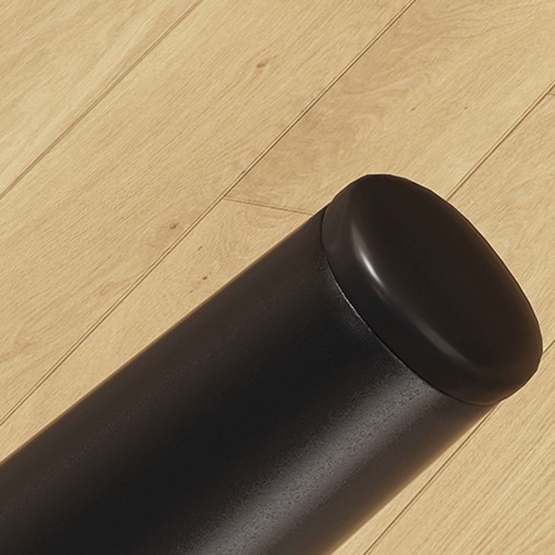 Contemporary Scandinavian PU Leather Carbon Steel Sponge Latex Square Dining Chair Backrest For Dining Room