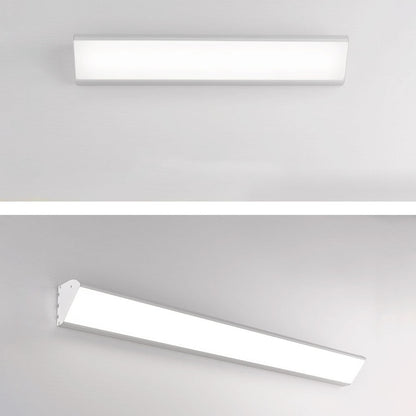 Contemporary Industrial Waterproof Aluminum Rectangular Frame Acrylic LED Wall Sconce Lamp For Outdoor Patio
