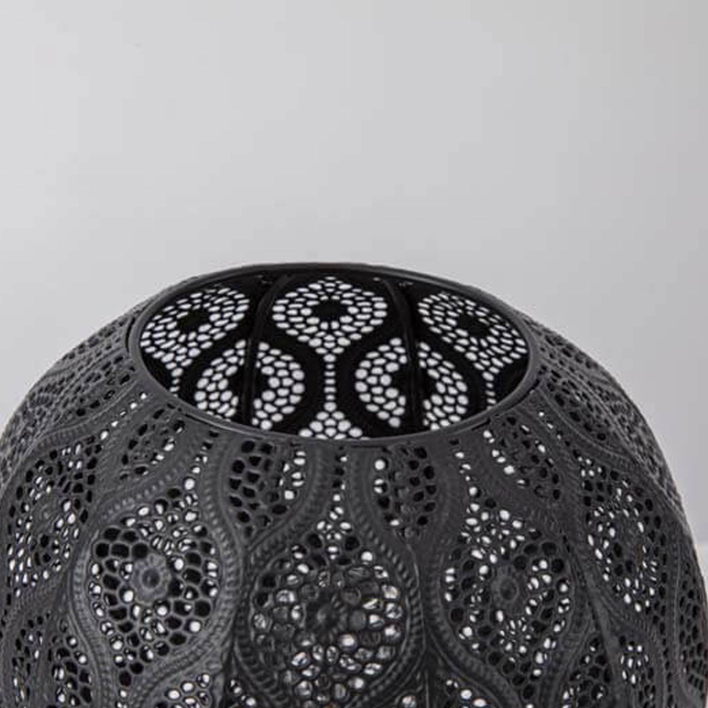 Creative Spherical Metal Projection 1-Light Decorative Table Lamp