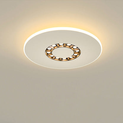 Modern Creative Spotlight Double Circle/Square Design LED Flush Mount Light