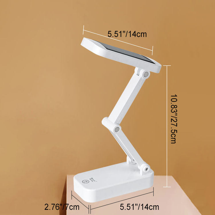 Simple Solar Folding Infinitely Dimmable LED Eye Protection Desk Lamp