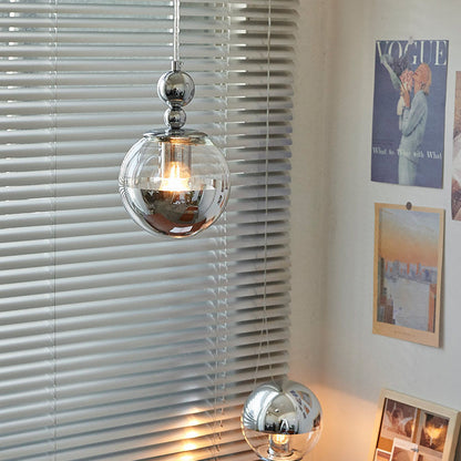 Modern Minimalist Multi Orb Hardware Glass 1-Light Pendant Light For Living Room