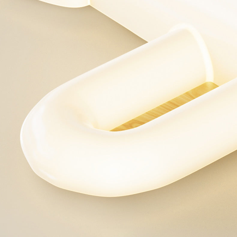 Modern Simplicity Kids Iron PE Plane LED Flush Mount Ceiling Light For Bedroom