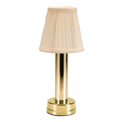 Light Luxury Fabric Shade USB Charging Wireless LED Table Lamp