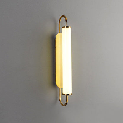 Post-modern Long Cylindrical 1-Light LED Wall Sconce Lamp