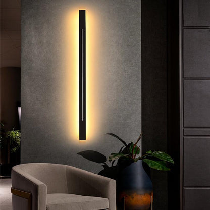 Minimalistic Elongated Bar Shaped Mood 1-Light LED Acrylic Wall Light