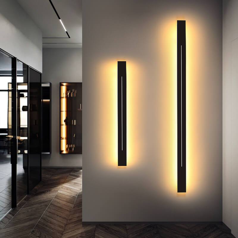 Minimalistic Elongated Bar Shaped Mood 1-Light LED Acrylic Wall Light