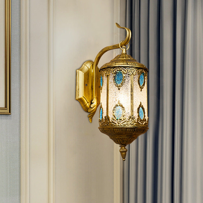 مصباح حائط بتصميم بوهو معاصر، مصنوع من الحديد بتصميم ريترو، إبداعي على الطراز المتوسطي، مزود بمصباح واحد 