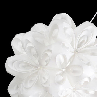 Nordic Simple Acrylic Origami Flower Ball 1-Light Pendant Light