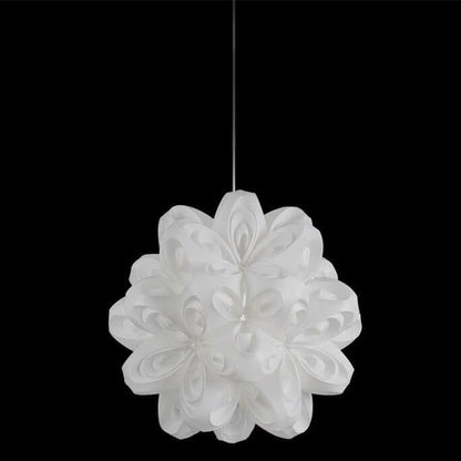 Nordic Simple Acrylic Origami Flower Ball 1-Light Pendant Light