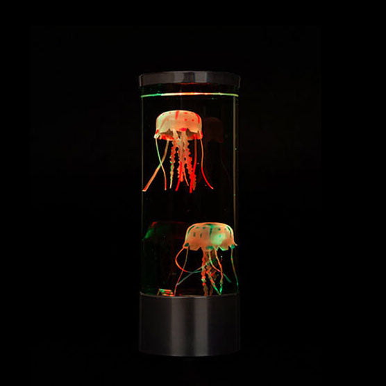 Colorful Jellyfish Night Lamp Cylindrical LED Night Light