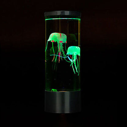 Colorful Jellyfish Night Lamp Cylindrical LED Night Light