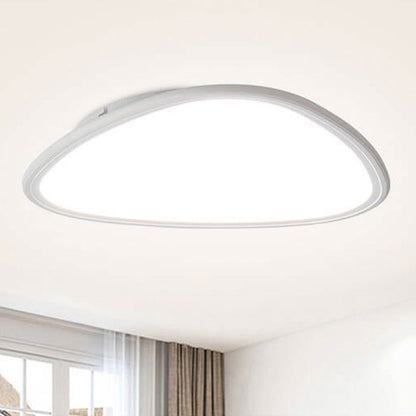 Modern Minimalist Aluminum Acrylic Round Triangle LED Flush Mount Ceiling Light
