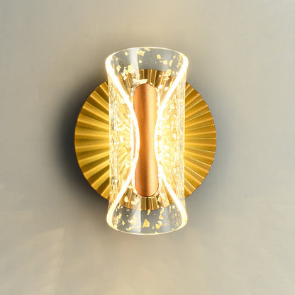 Contemporary Luxury Hardware Acrylic Butterfly LED Wall Sconce Lamp For Bedroom