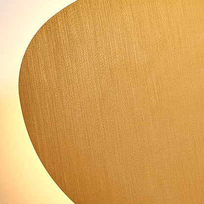 Contemporary Scandinavian Triangle Round Aluminum Acrylic LED Wall Sconce Lamp For Bedroom