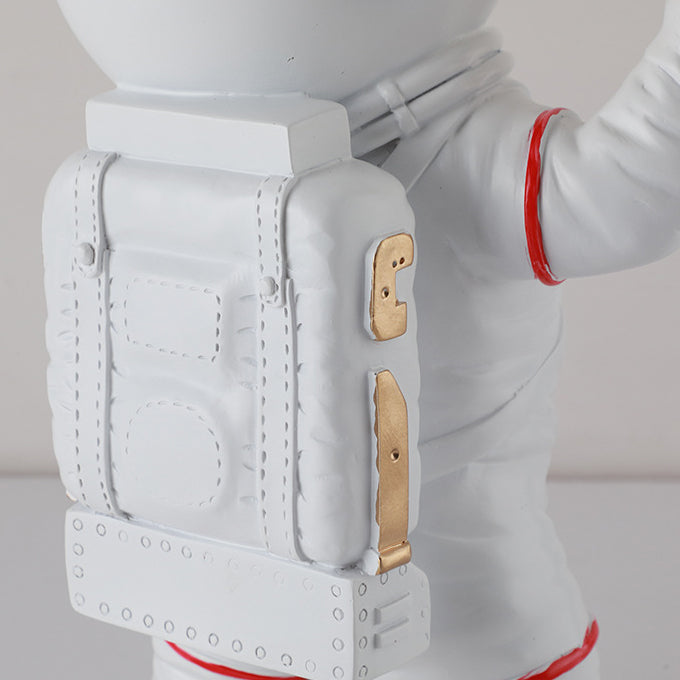 現代的でクリエイティブな樹脂製ABS製宇宙飛行士1灯テーブルランプ（寝室用） 
