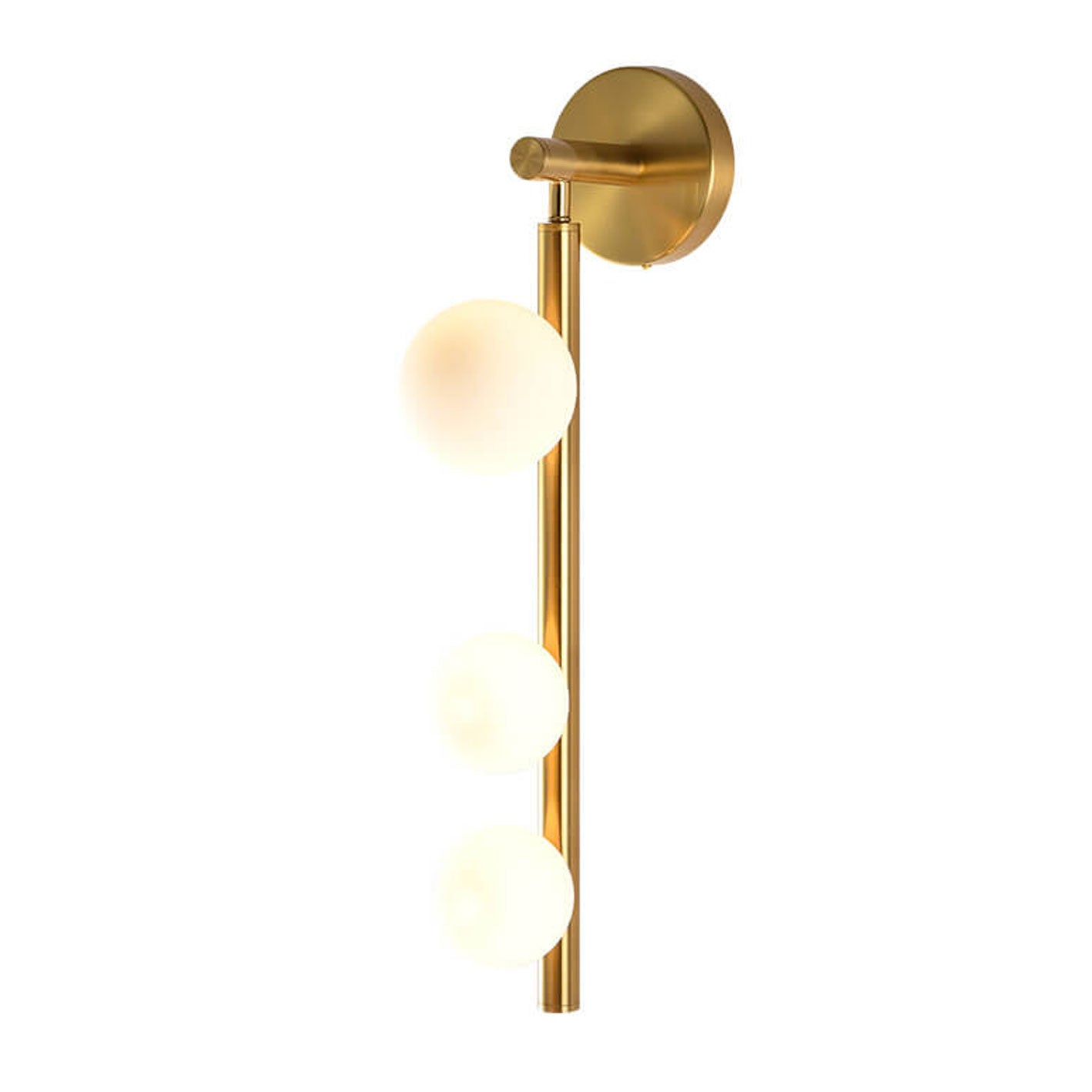 Light Luxury Creative Bead String Design 3-Light Wall Sconce Lamp