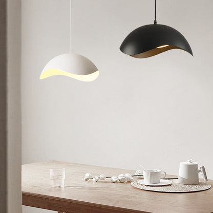 Nordic Minimalist Dome Wave Design LED Pendant Light