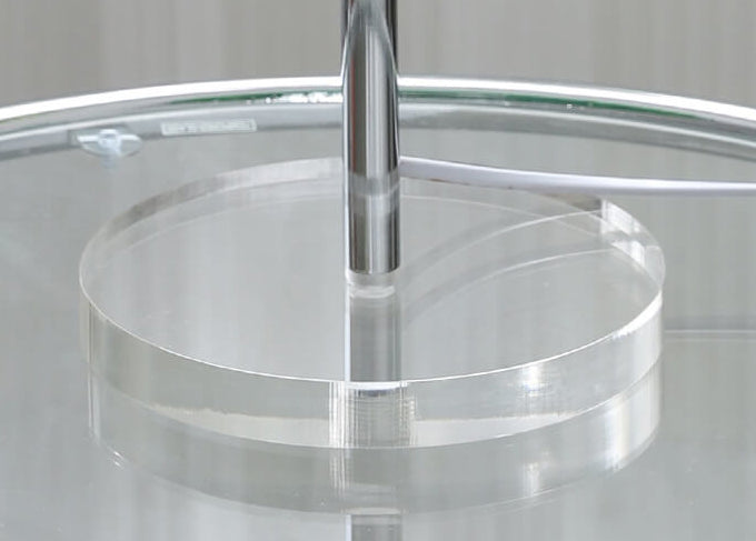 Modern Acrylic Space Saucer Design 1-Light Table Lamp