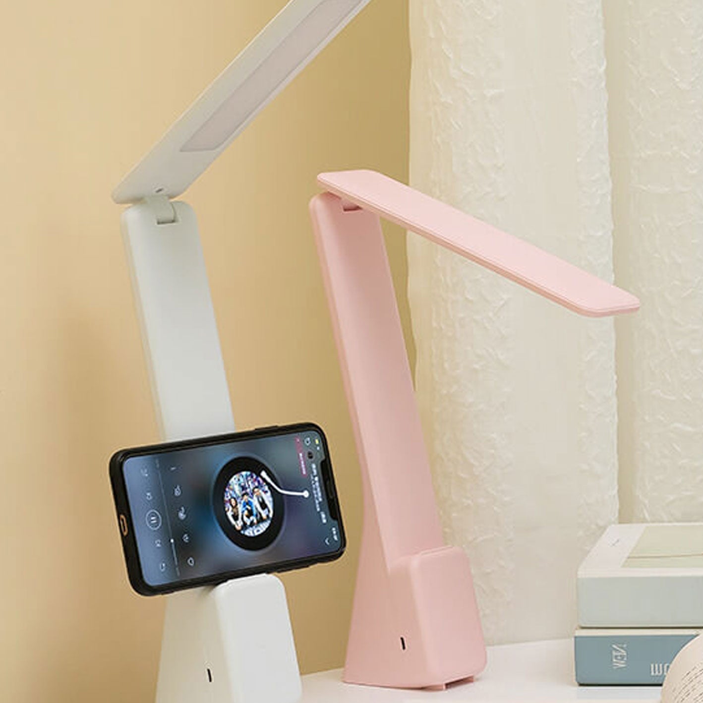 Modern Creative Folding Rechargeable Square LED Desk Lamp
