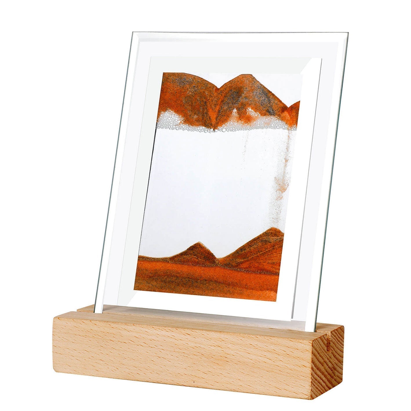 Creative Quicksand Square  LED Night Light Decorative Table Lamp