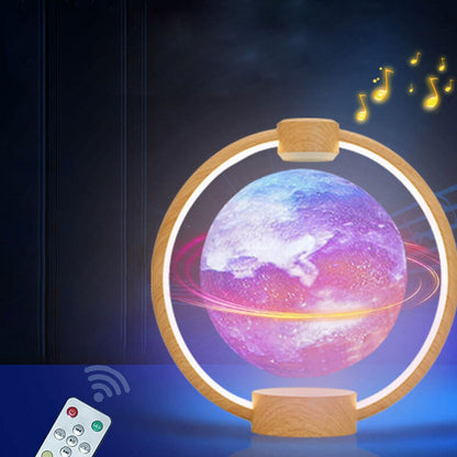 Creative Maglev Moon Design LED Colorful Light Night Light Table Lamp