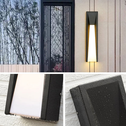 مصباح حائط LED خارجي بتصميم شريط بسيط مقاوم للماء 